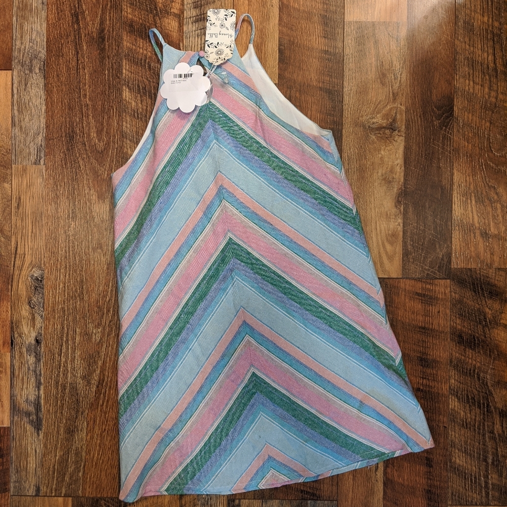 HONEY BELLE SHOW & TELL LINEN BLEND SHIFT DRESS - Picture 6 of 8